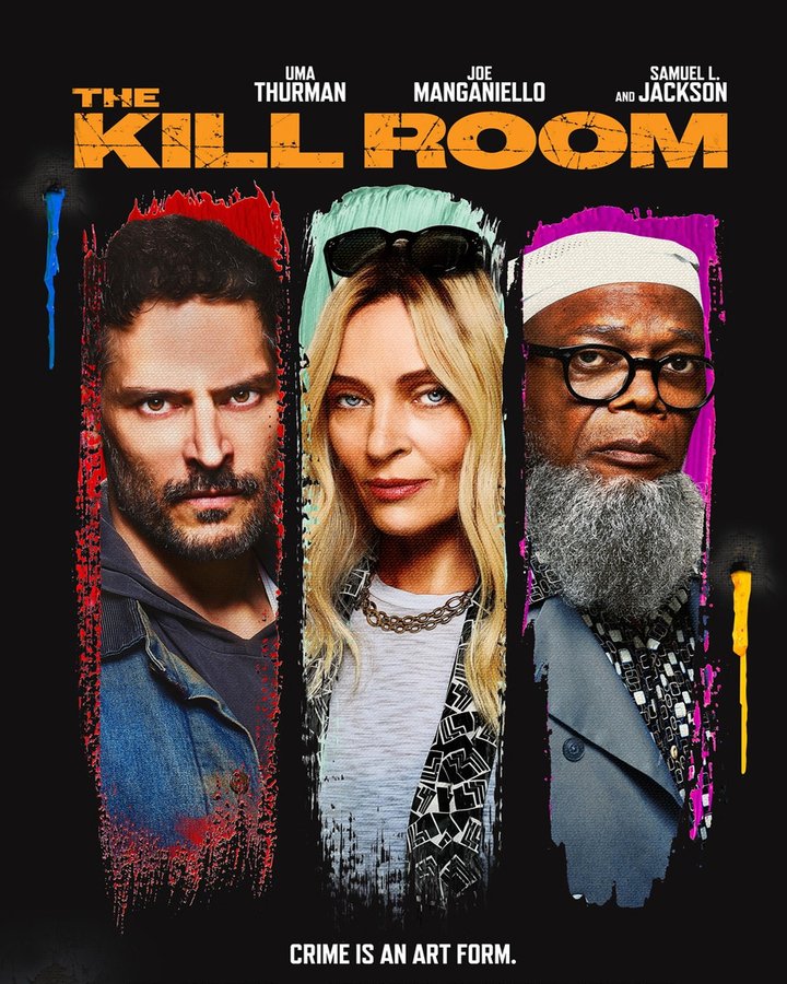 Joe Manganiello, Samuel L. Jackson y Uma Thurman