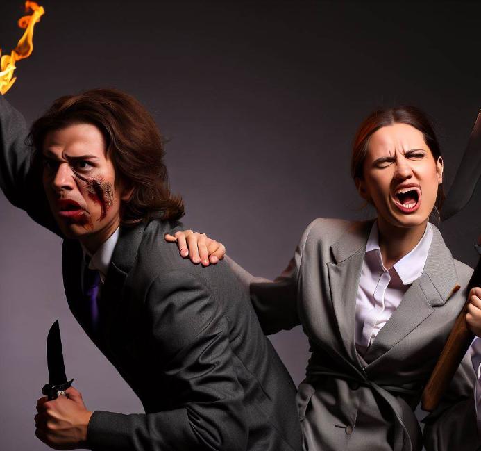 La violencia política de género - Image Creator from Microsoft Bing