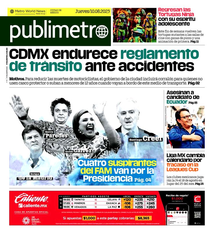 las primeras planas