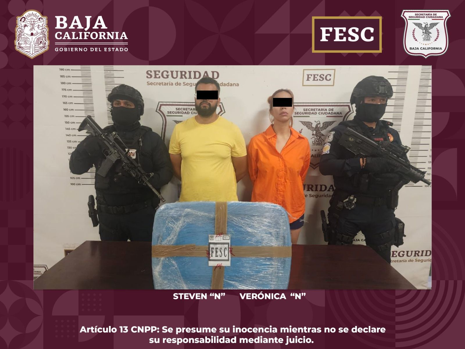 Operativo Conjunto de Fuerza Estatal y SEDENA Conduce a la Detención por Tráfico de Drogas en Tijuana