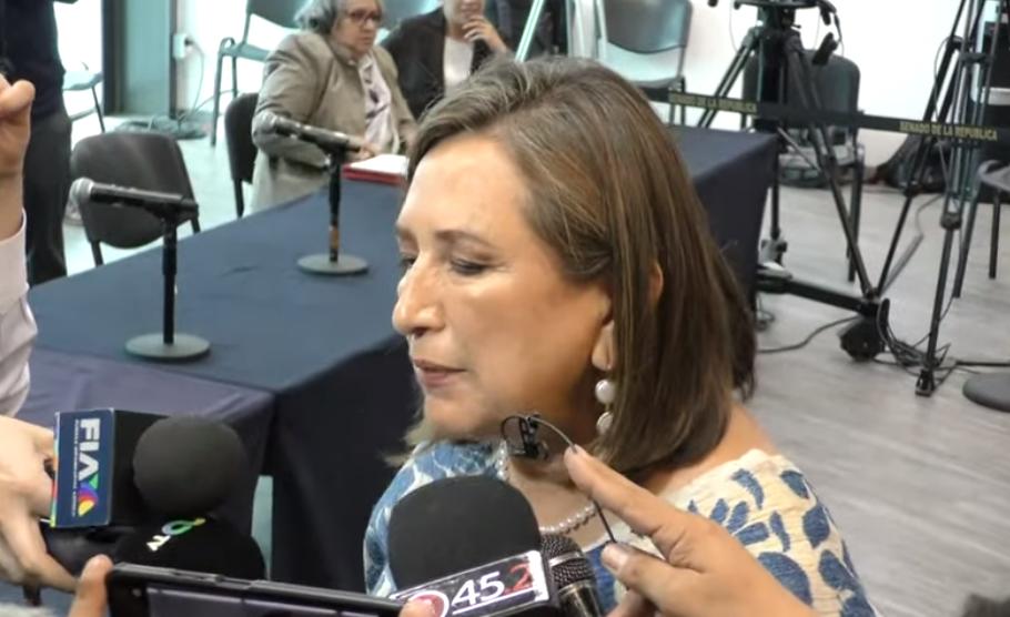 Rueda de prensa, senadora Xóchitl Gálvez Ruiz, al término de la Comisión de