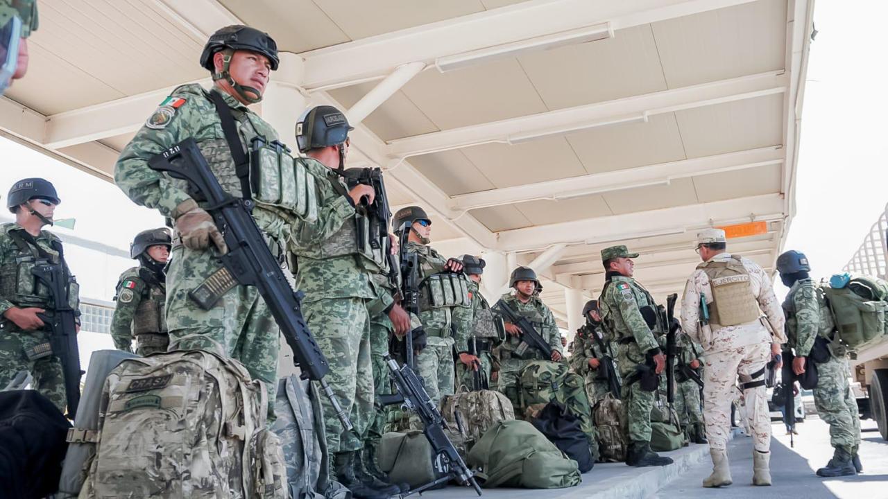 Un total de mil 500 elementos de la Guardia Nacional y la SEDENA llegaron a Baja California 2-4