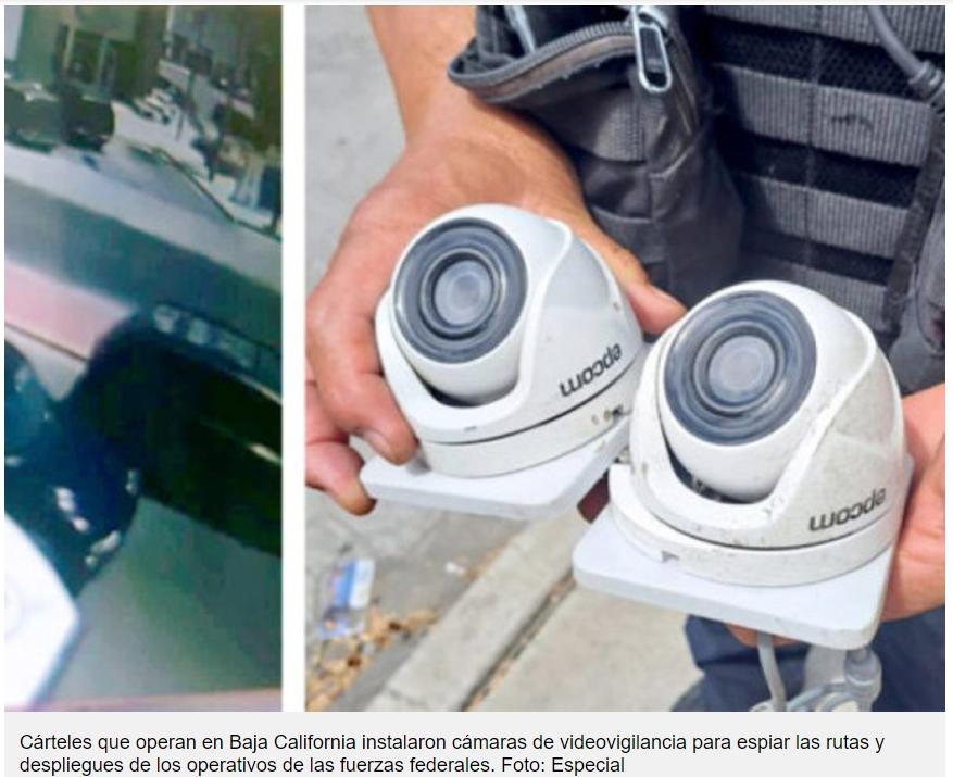 Cárteles instalan cámaras de vigilancia en BC; espían rutas de las fuerzas federales