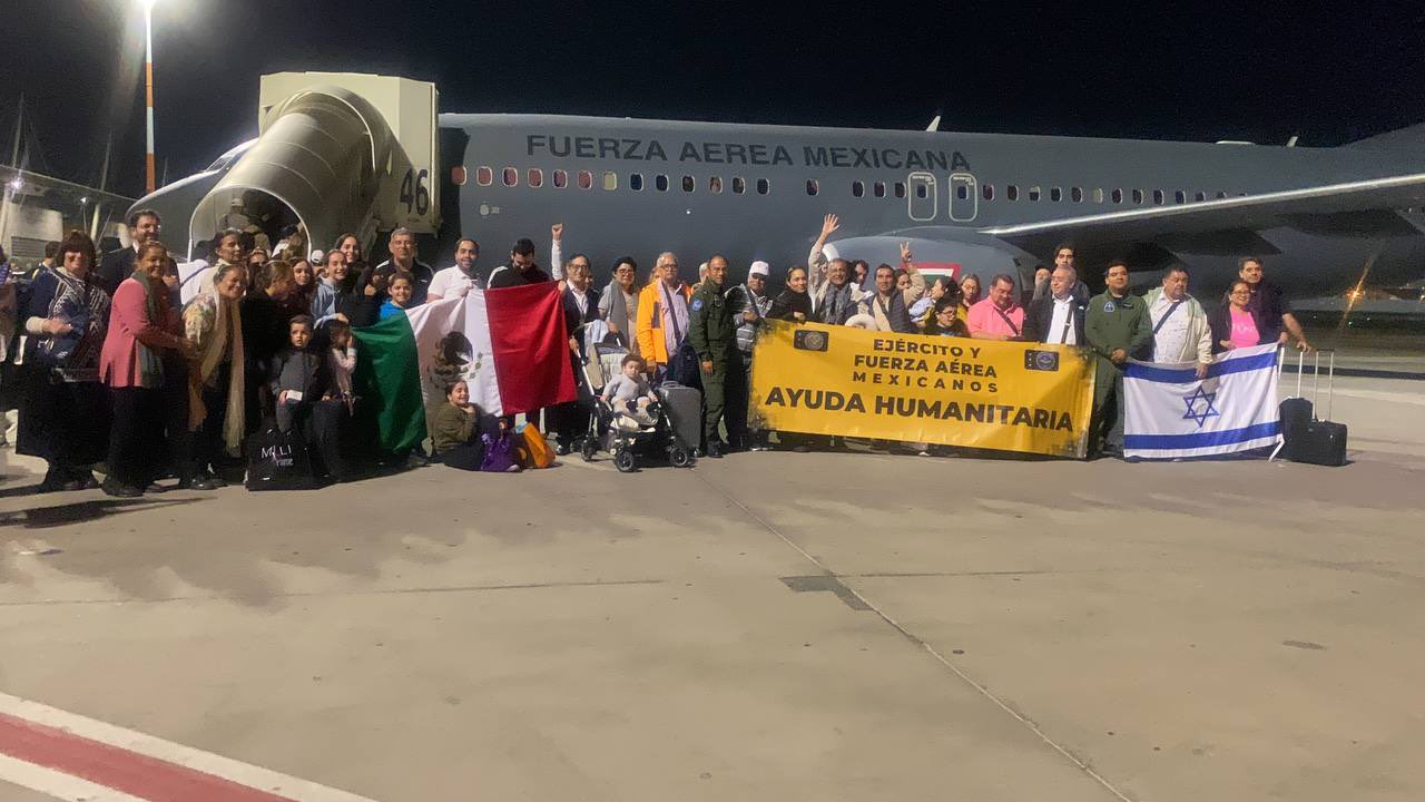 Apoya Ejercito Mexicano regreso de mexicanos en Israel