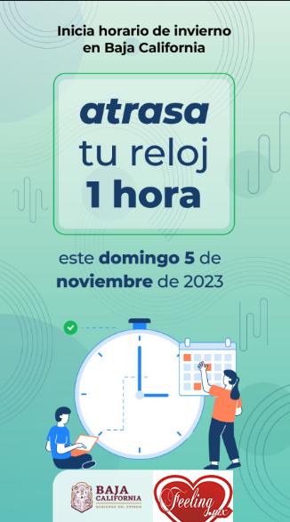 Atrasa tu reloj