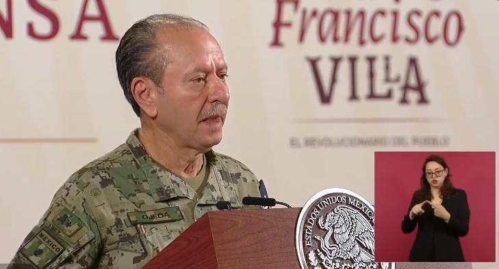 Secretario de marina , Rafael Ojeda