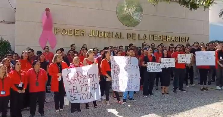 Trabajadores del Poder Judicial inician protestas