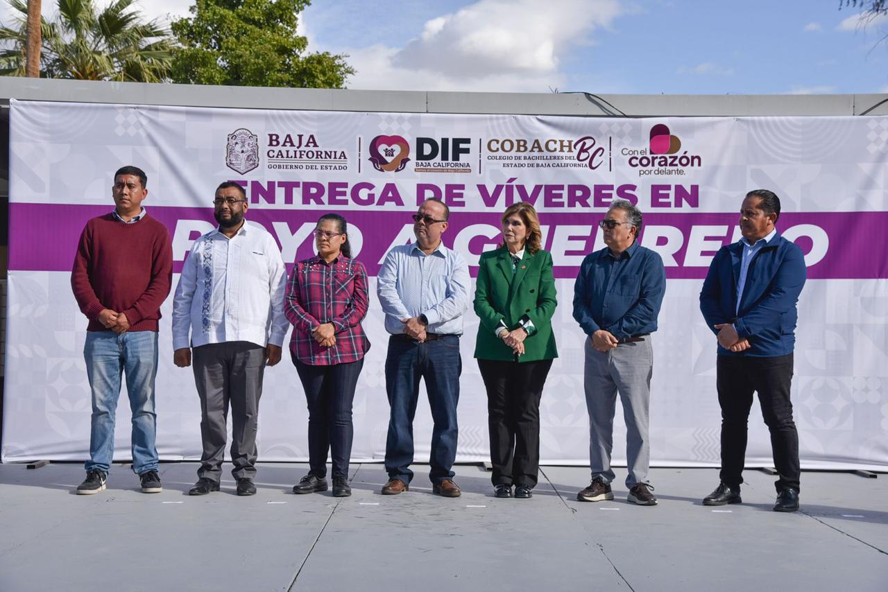 ENTREGA COBACH BC VÍVERES EN APOYO A PERSONAS DAMNIFICADAS POR EL HURACÁN OTIS 3-7