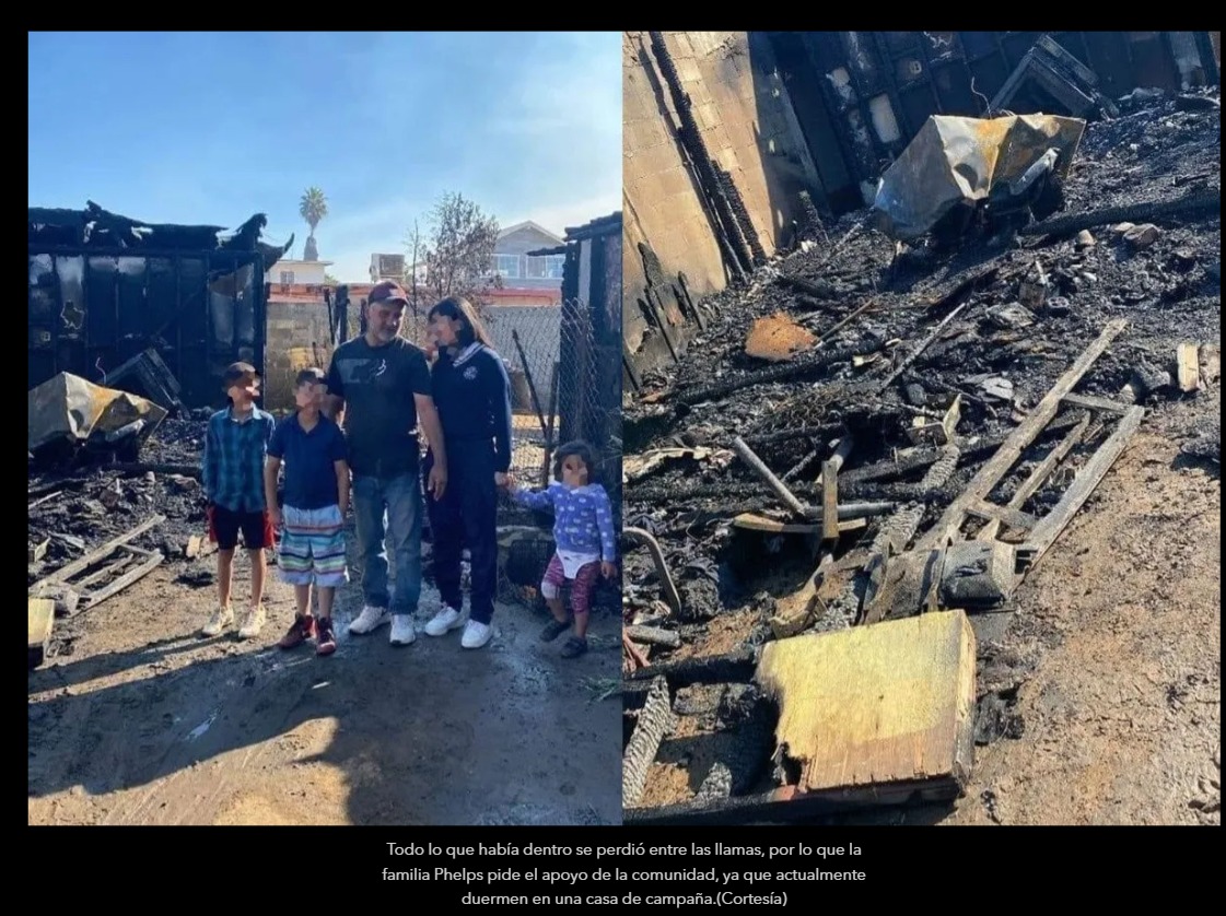 Pierde todo en incendio