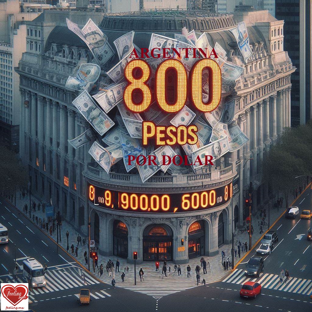 800 por dolar en Arg