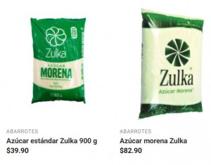 Azúcar de 900 gm y 2 kilos - Precio 2023