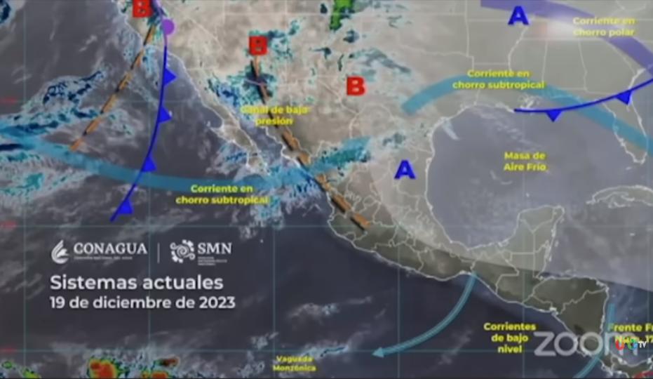 Frente frío 19 y tormenta invernal azotarán a México desde el 22 de diciembr