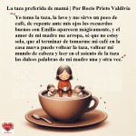 La taza preferida de mamá | Por Rocío Prieto Valdivia 
