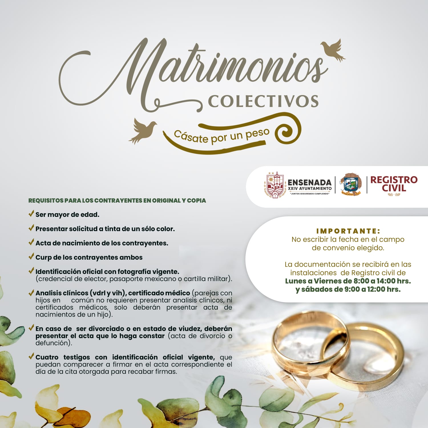 Matrimonios colectivos