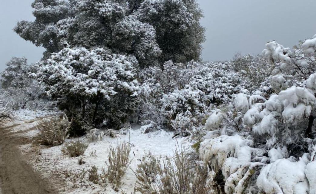 Nieve en las sierras