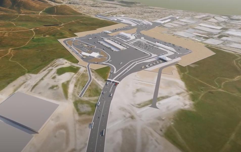 Otay Mesa East Port of Entry Concept - Foto YouTube