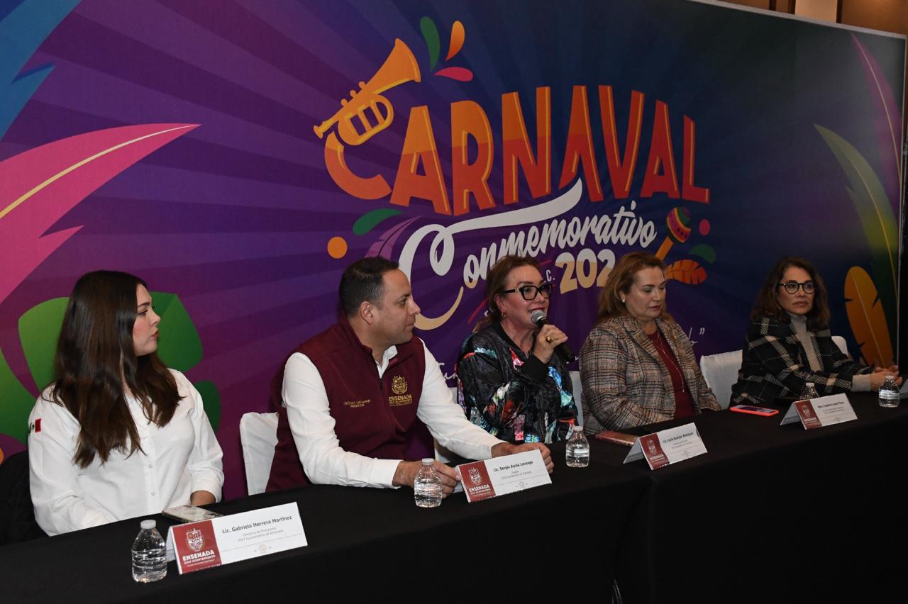 Presenta Gobierno Municipal calendario del Carnaval Conmemorativo Ensenada 2024