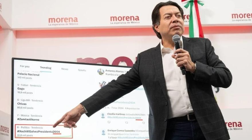 Morena envía carta a X, Facebook, Instagram, WhatsApp y TikTok para que detengan guerra sucia