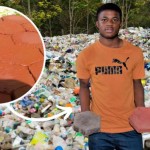 Este joven convierte basura plástica en materiales de construcción baratos y ultra resistentes