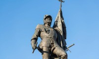 Estatua de Hernán Cortés en Medellín, España, donde nació entre 1484 y 1485