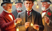 Edward H. Johnson, asitente de Thomas Alva Edison y las luces de navidad