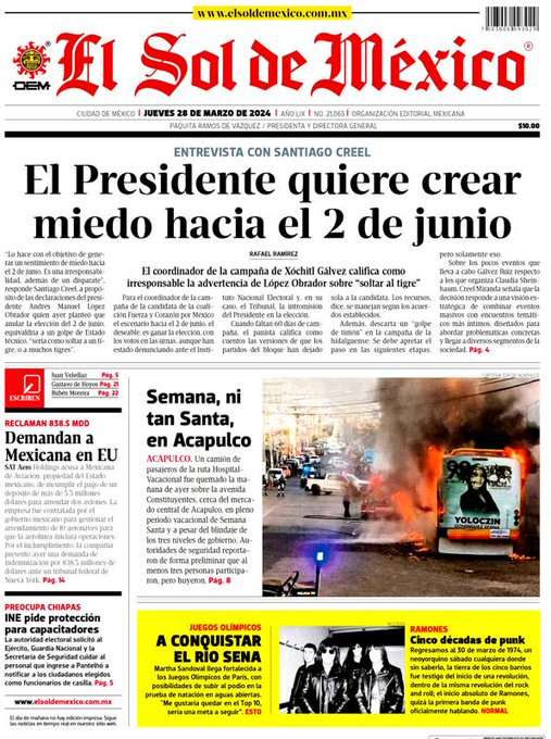 El Sol de Mexico