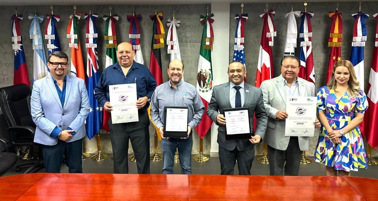 SIGNAN CONVENIO DE COLABORACIÓN IEEBC E INDEX MEXICALI