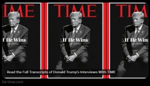 TIME en X_ _In exclusive interviews with TIME, Donald Trump