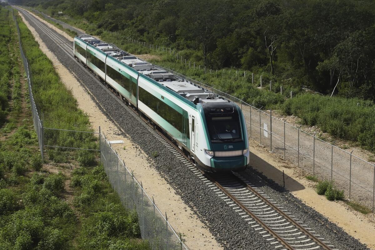 Los Angeles times tren maya