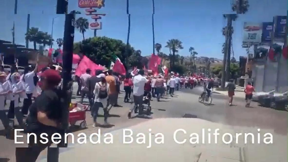 Marcha Marea Rosa Ensenada BC 19 de Mayo 2024