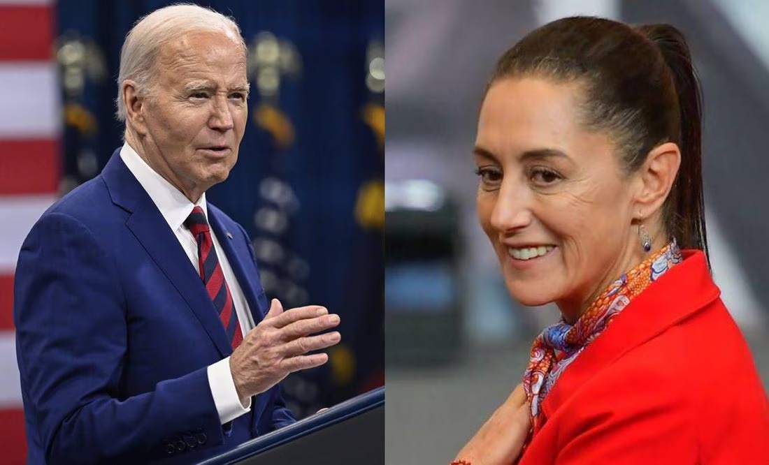 Claudia sheinbaum joe biden - El Universal