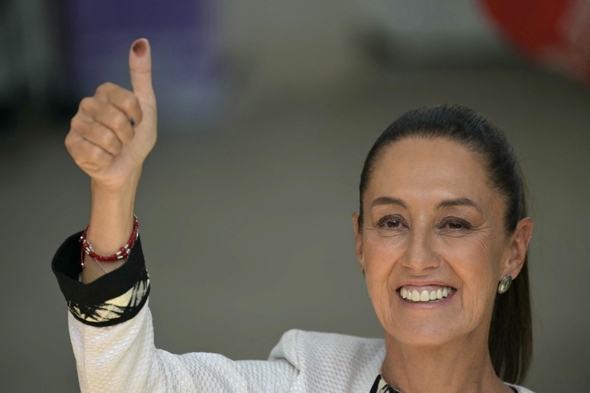 Claudia Sheinbaum votar