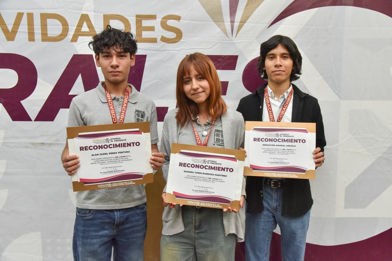 Talentos COBACH brillan en el Concurso Estatal 2-3