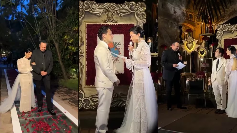 Aguilar boda - infobae