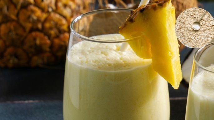 licuado de piña con avena - Gastrolabweb