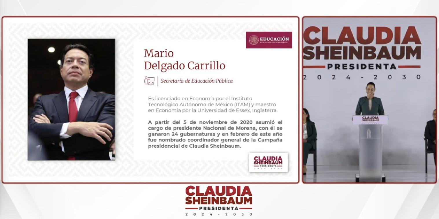SEP en manos de Delgado.