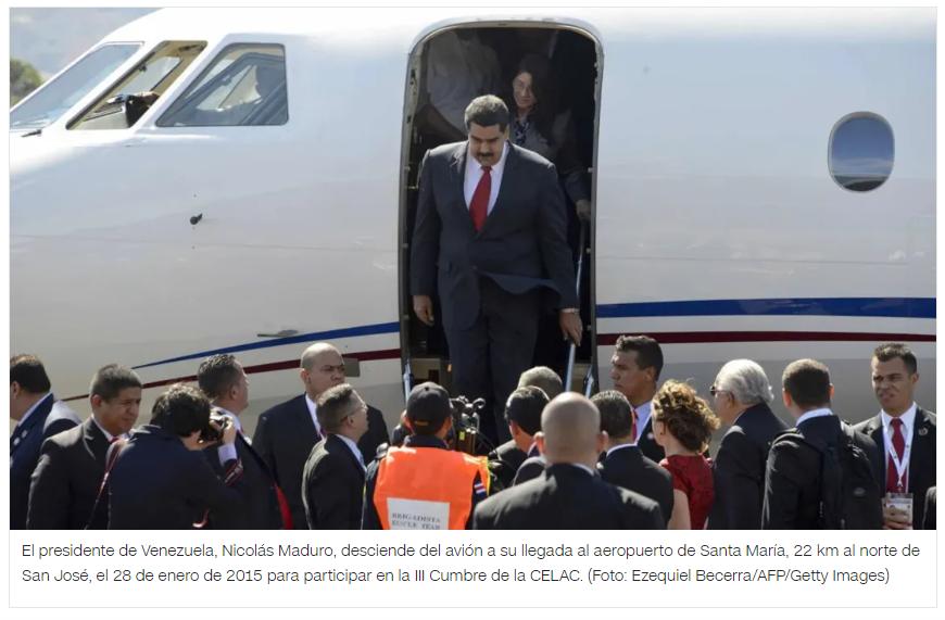 EE.UU. incauta el avión de Nicolás Maduro en la República Dominicana