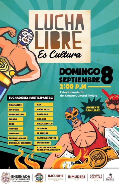La lucha libre es cultura, y este domingo lo celebraremos juntos