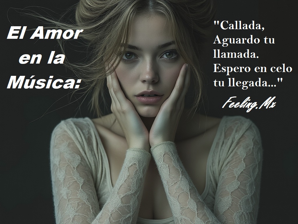 Callada, Aguardo tu llamada. Espero, en celo, tu llegada. jpg