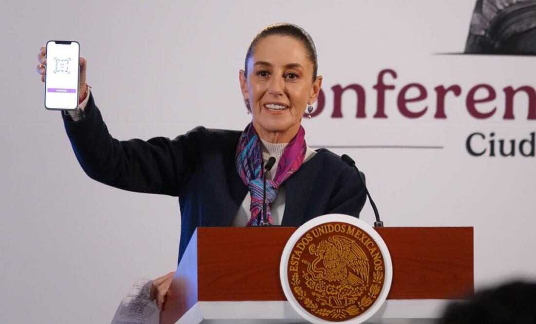 Claudia Sheinbaum QR- El Universal