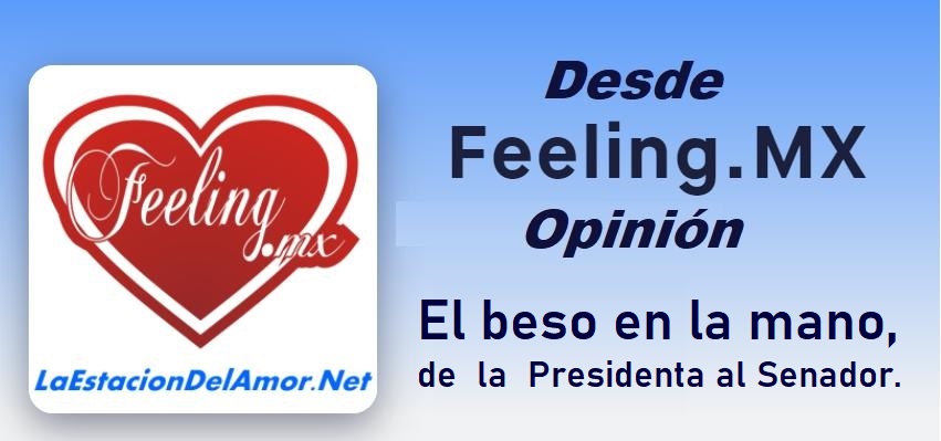 El beso en la mano, de la Presidenta al Senador.