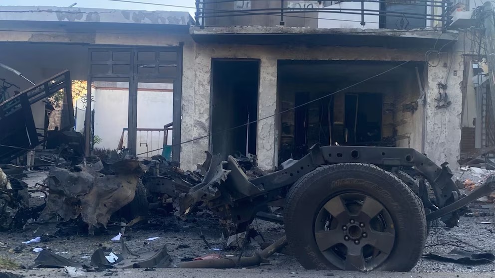 Explosion auto - Infobae