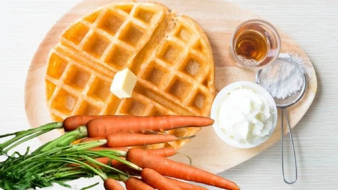 Waffles de zanahoria - Gastrolabweb
