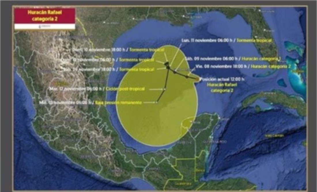 Huracan Rafael - El Universal