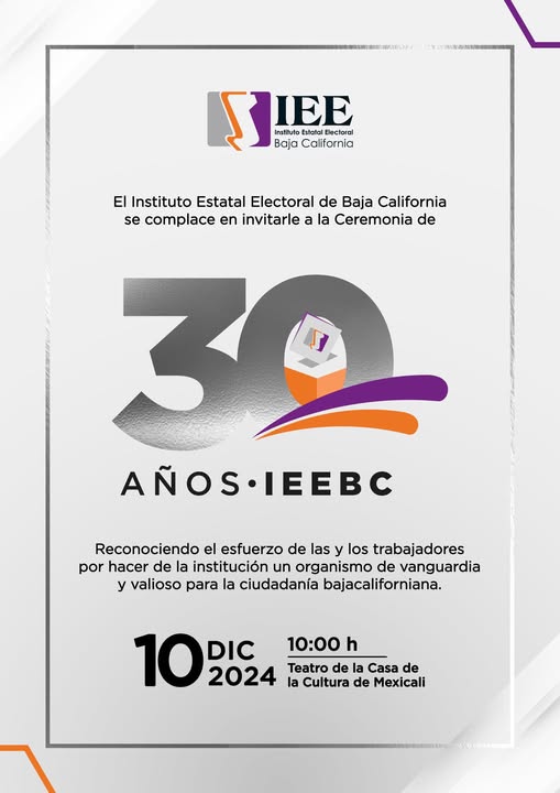 30 años del IEE de BC