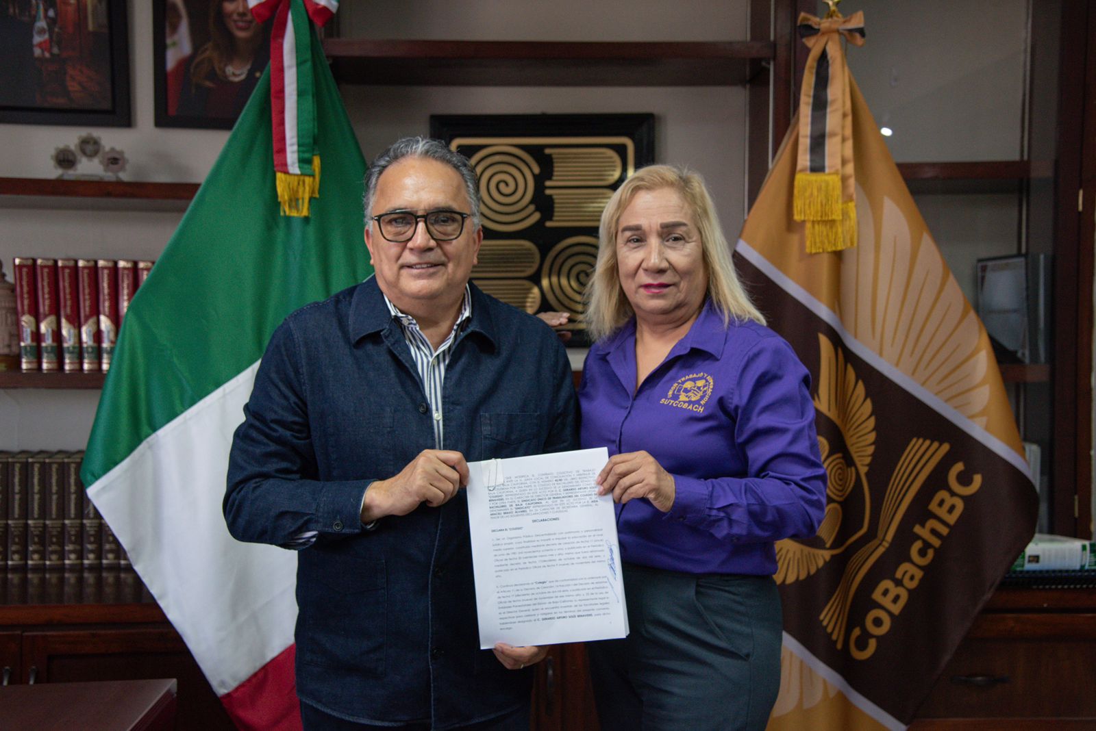 BOLETIN - Fortalece COBACH BC derechos laborales de docentes y trabajadores administrativos 3-4