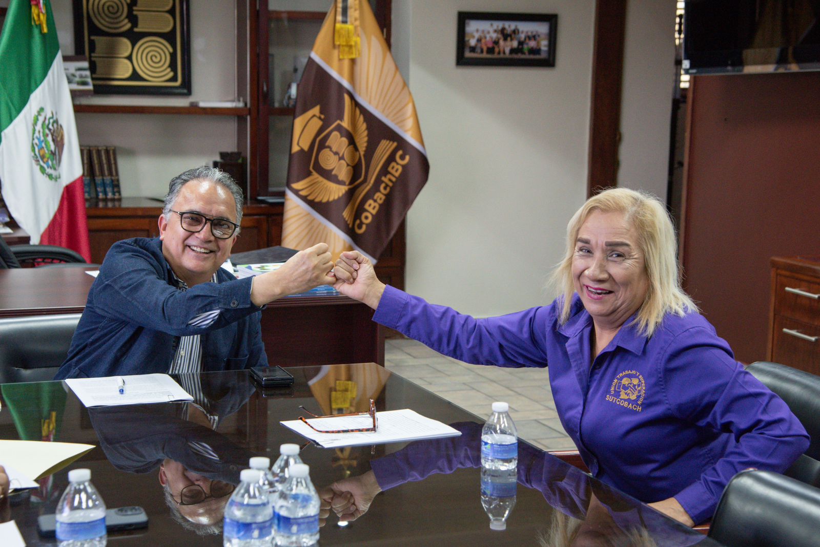 BOLETIN - Fortalece COBACH BC derechos laborales de docentes y trabajadores administrativos 4-4