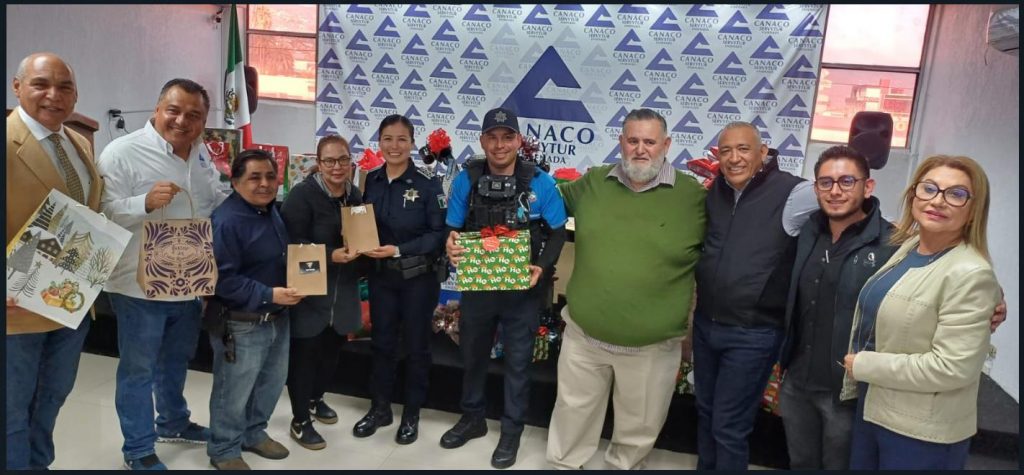 CANACO y CANIRAC unidos en apoyar a la Policía Municipal de Ensenada