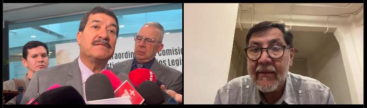 Fernández Noroña y Javier Corral