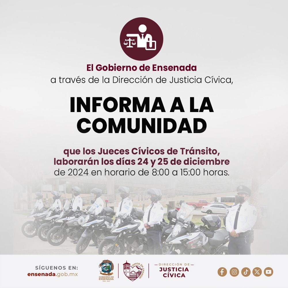Los jueces cívicos listos para multar hasta a Santa